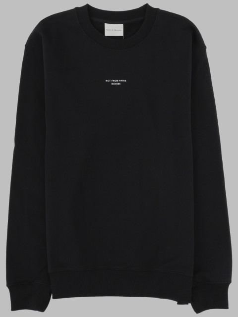 [DROLE DE MONSIEUR] Sweatshirt FW26 SW148_CO127BLACK