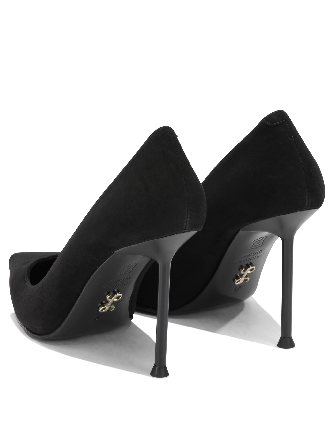 [Sergio Levantesi] Pumps FW26 POP67CAMOSCIO NERO
