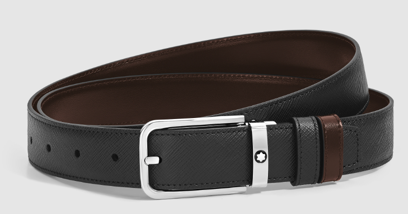 [Montblanc] Belt FW26 223413-BLACKBROWN