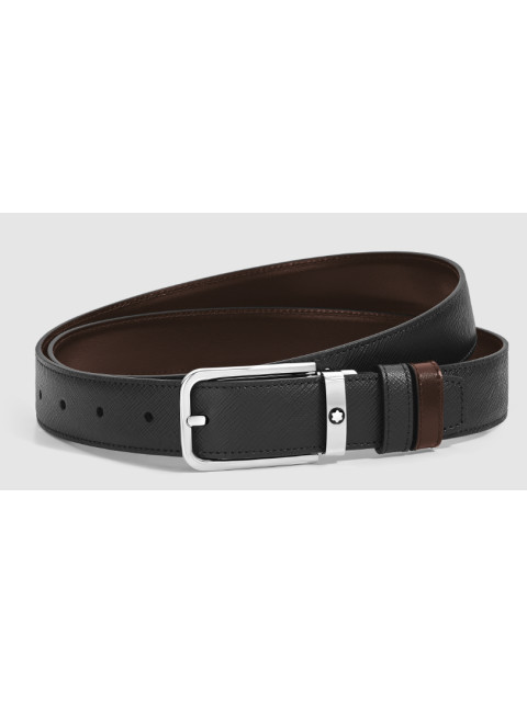 [Montblanc] Belt FW26 223413-BLACKBROWN