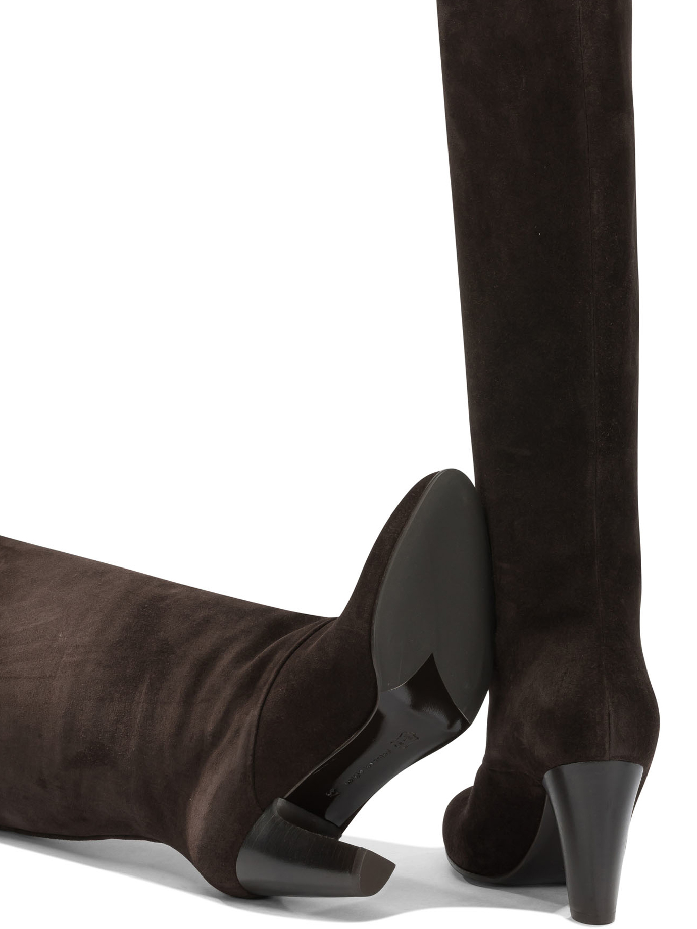 [Sergio Levantesi] Long Boots FW26 ONESTA67SOFT EBANO