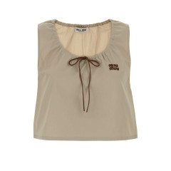 [Miu Miu] Tank top FW26 MT2240SOOO12NS F0A08
