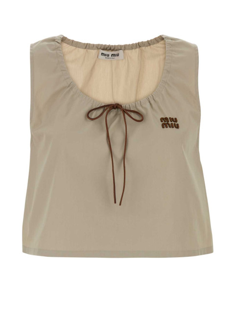 [Miu Miu] Tank top FW26 MT2240SOOO12NS F0A08
