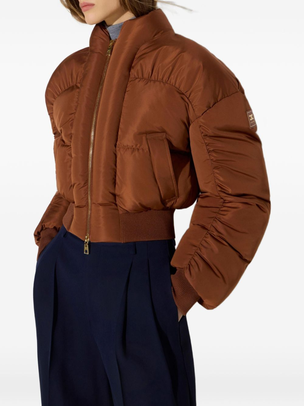 [ELISABETTA FRANCHI] Down jacket FW26 PI96D66E2FK3