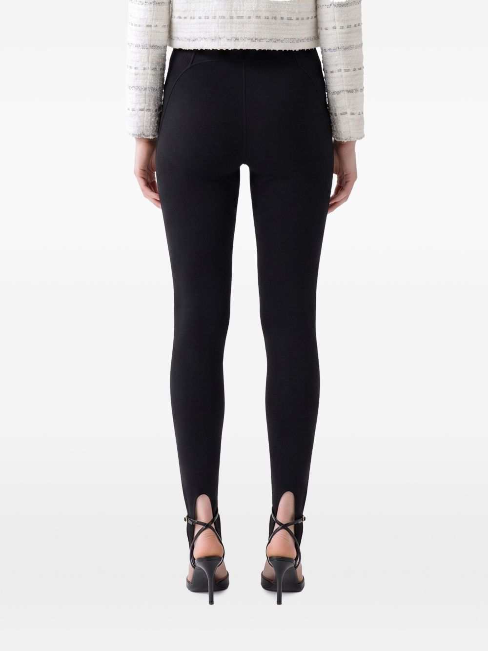 [Self - portrait] Leggings FW26 AW26-174P-BBLACK