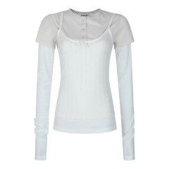 [Acne Studios] T-shirts Long Sleeve FW26 AL05566D8