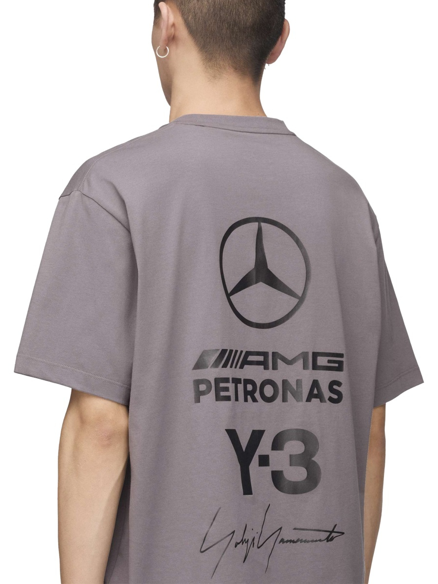 [Y3 X Amg] T-shirts Short Sleeve SS26 KS4838_GRANIT