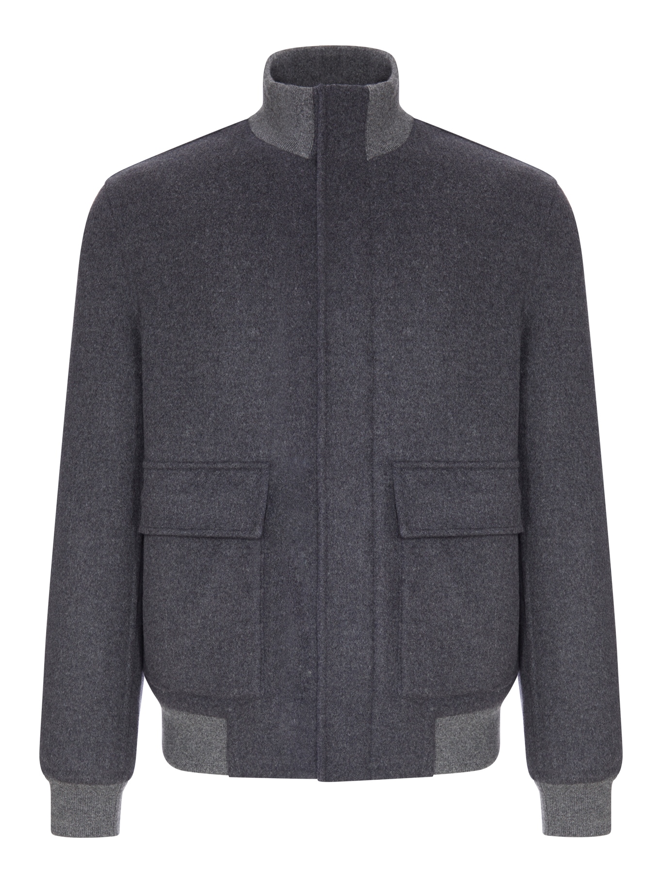 [Brunello Cucinelli] Bomber Jacket FW26 MV4659808C001 PIOMBO NAVY