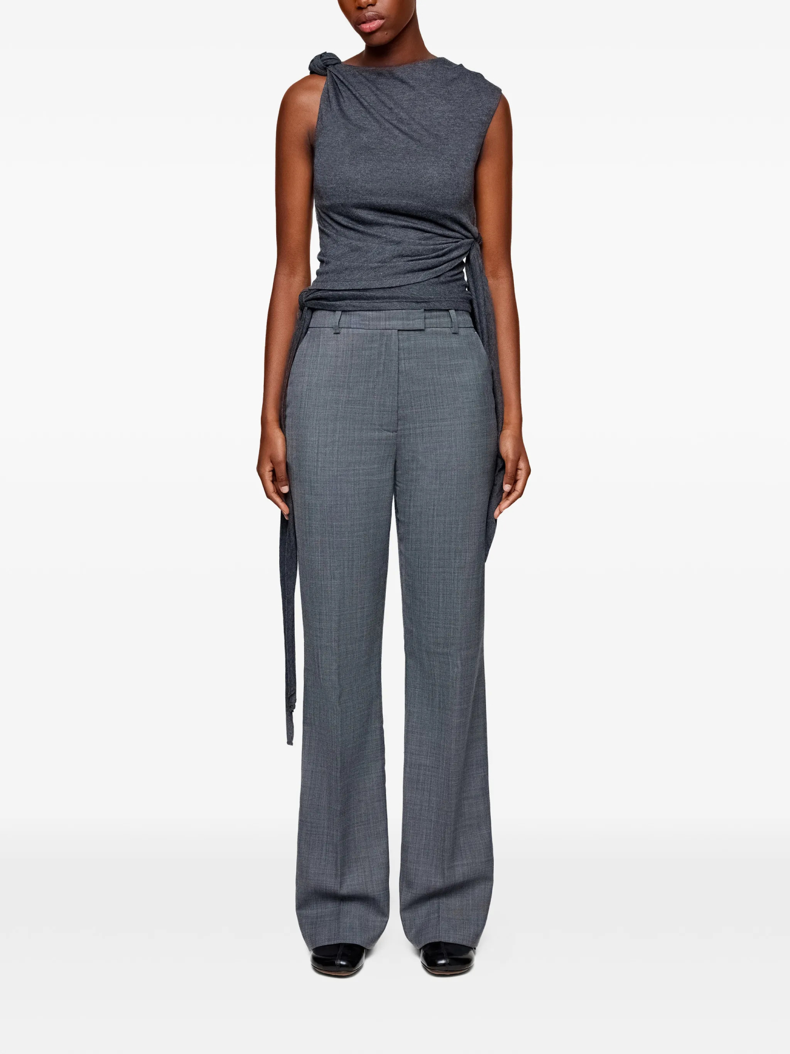 [GANNI] Trousers FW26 A1080138252