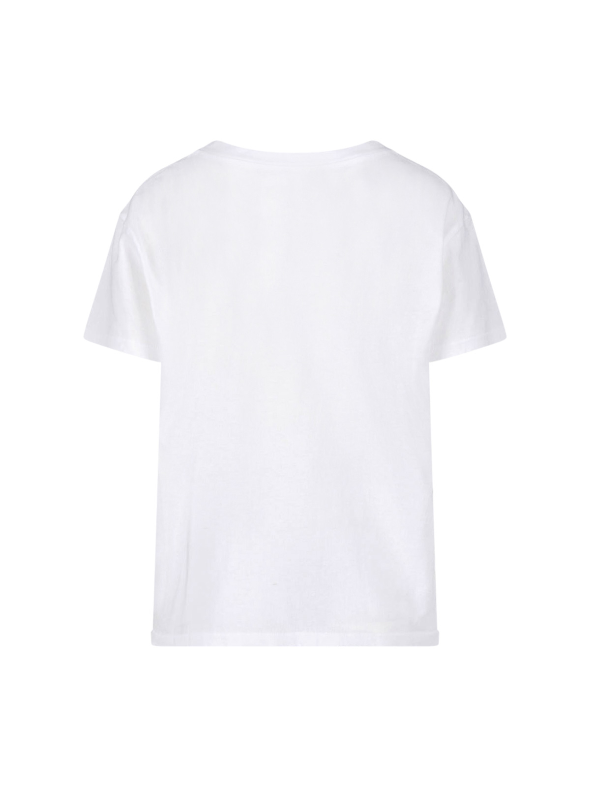 [Nili Lotan] T-shirts Short Sleeve FW26 13738 K35WHITE RED PRINT