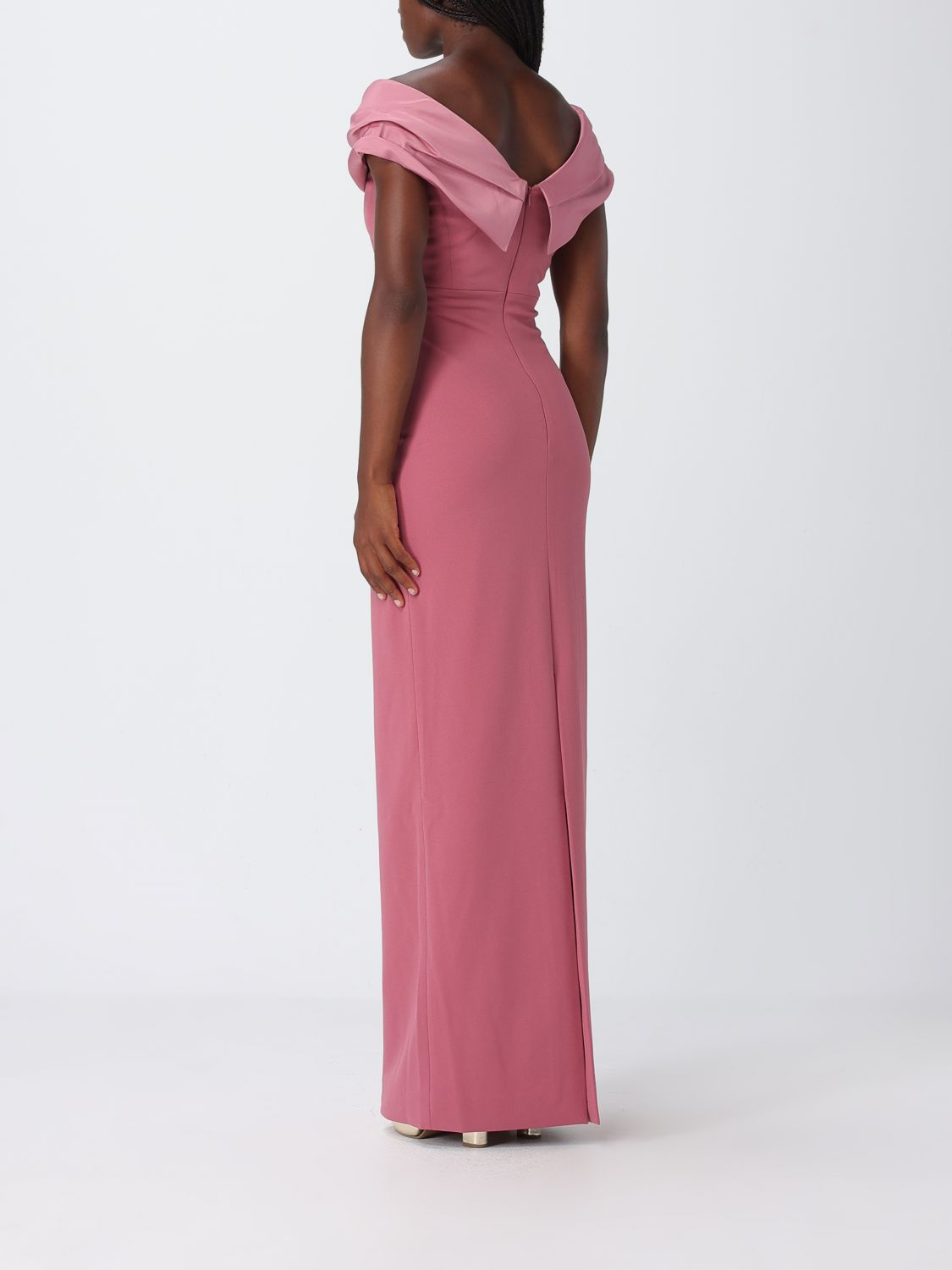 [Solace London] Sleeveless dress FW26 OS48023 DARK ROSE