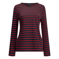 [SAINT JAMES] T-shirts FW26 23757MARINE/TULIPE