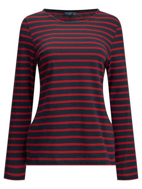 [SAINT JAMES] T-shirts FW26 23757MARINE/TULIPE