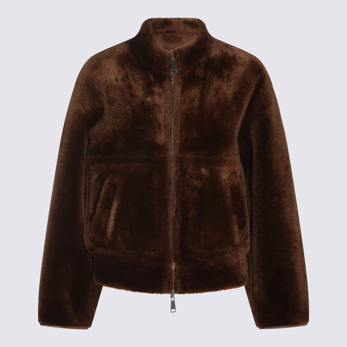 [Urbancode] Fur Jacket FW26 BJ20395COFFEE AND ESPRESSO