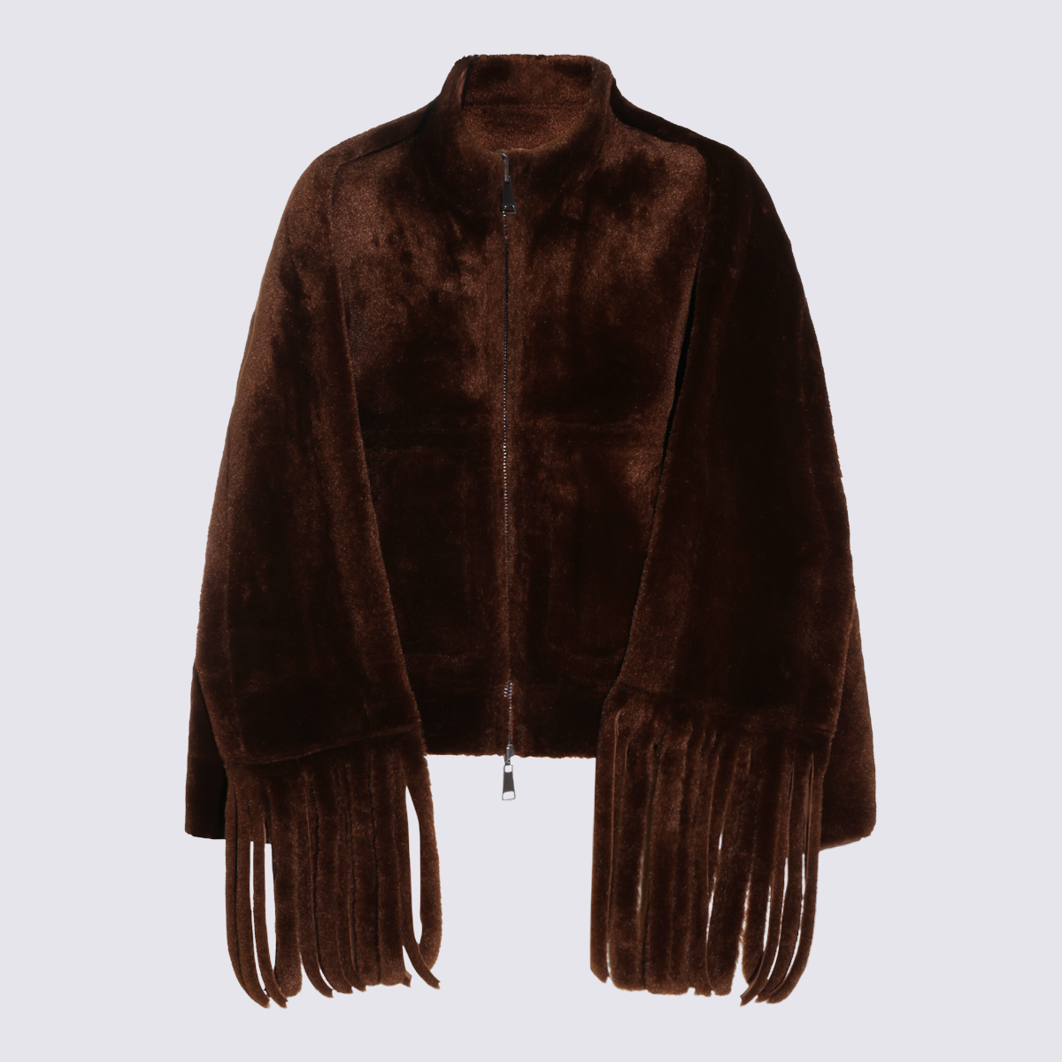 [Urbancode] Fur Jacket FW26 BJ20395COFFEE AND ESPRESSO