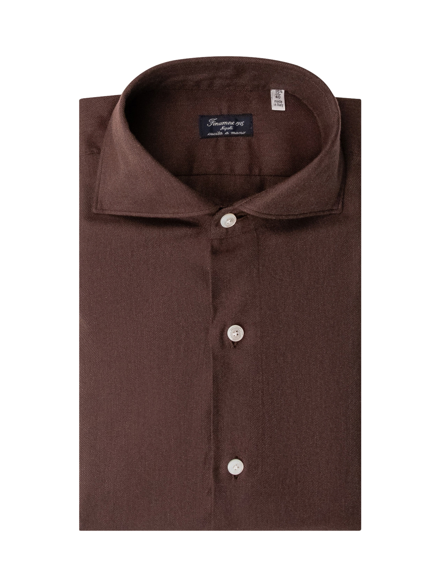 [FINAMORE 1925] Shirts Long Sleeve FW26 MLEUPSZV046283 C069206