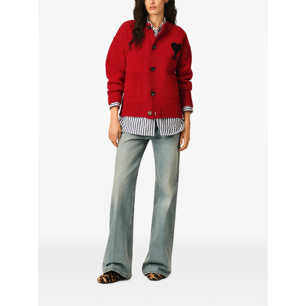[Ami Paris] Cardigan FW26 UKC368.018  A252