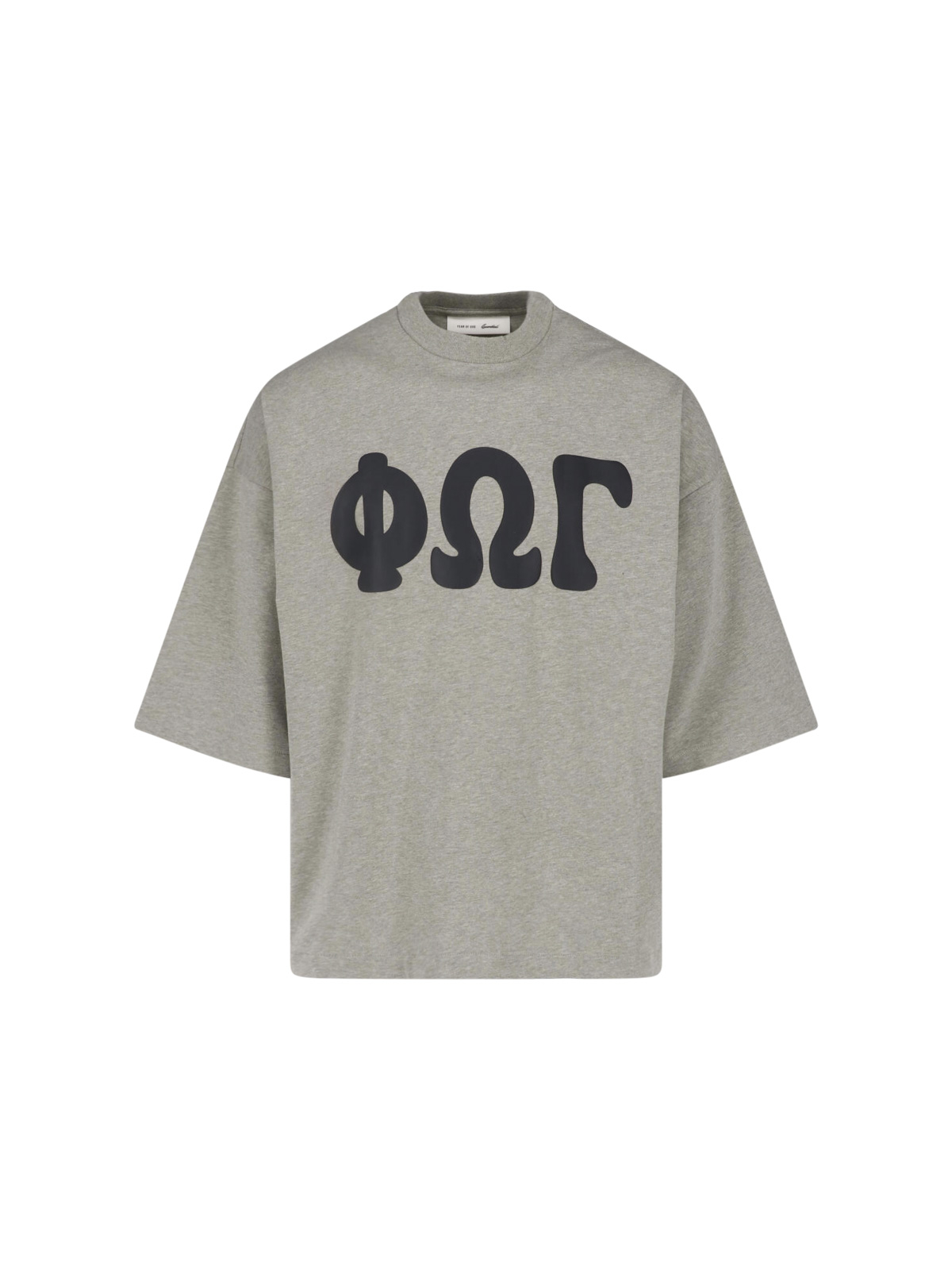 [Fear of God] T-shirts Short Sleeve SS26 RW00383SEAL HEATHER