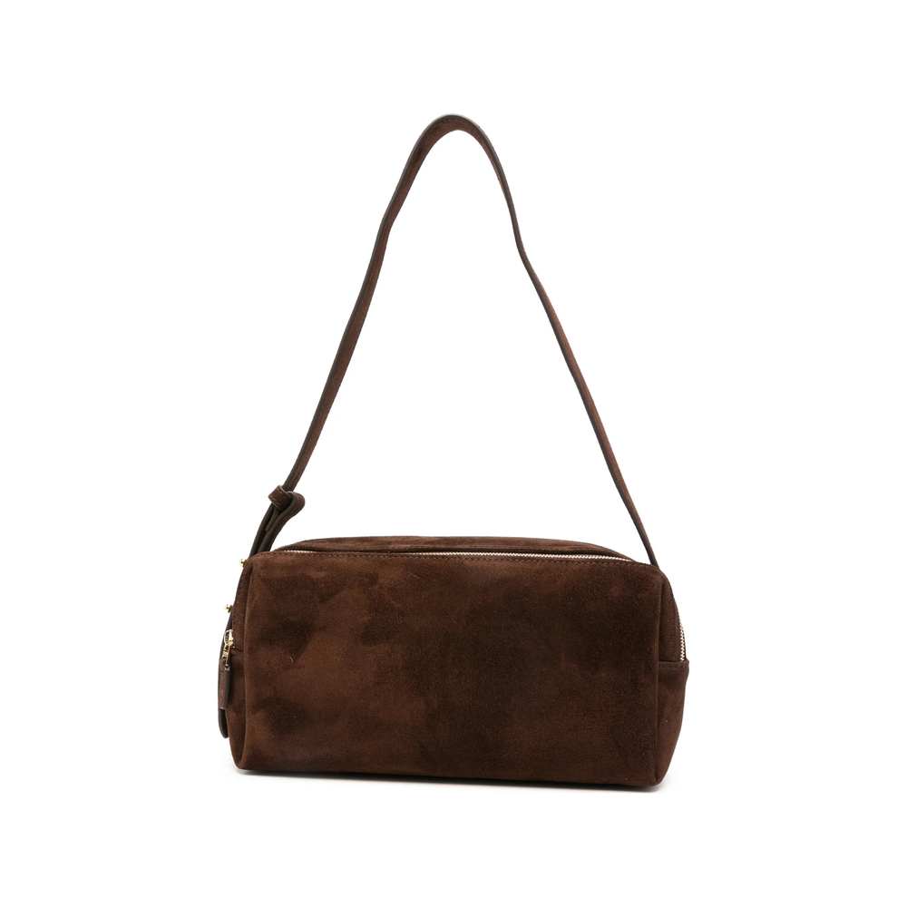 [ELLEME] Shoulder bag FW26 TROUSSE SUEDE BROWN