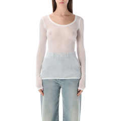 [American Vintage] T-shirts Long Sleeve FW26 MAS04BLANC