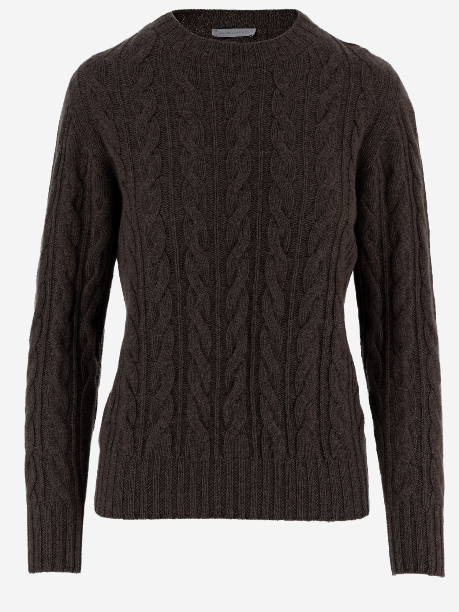 [OLIVER LATTUGHI] Knitwear FW26 D322WSCOFFEE