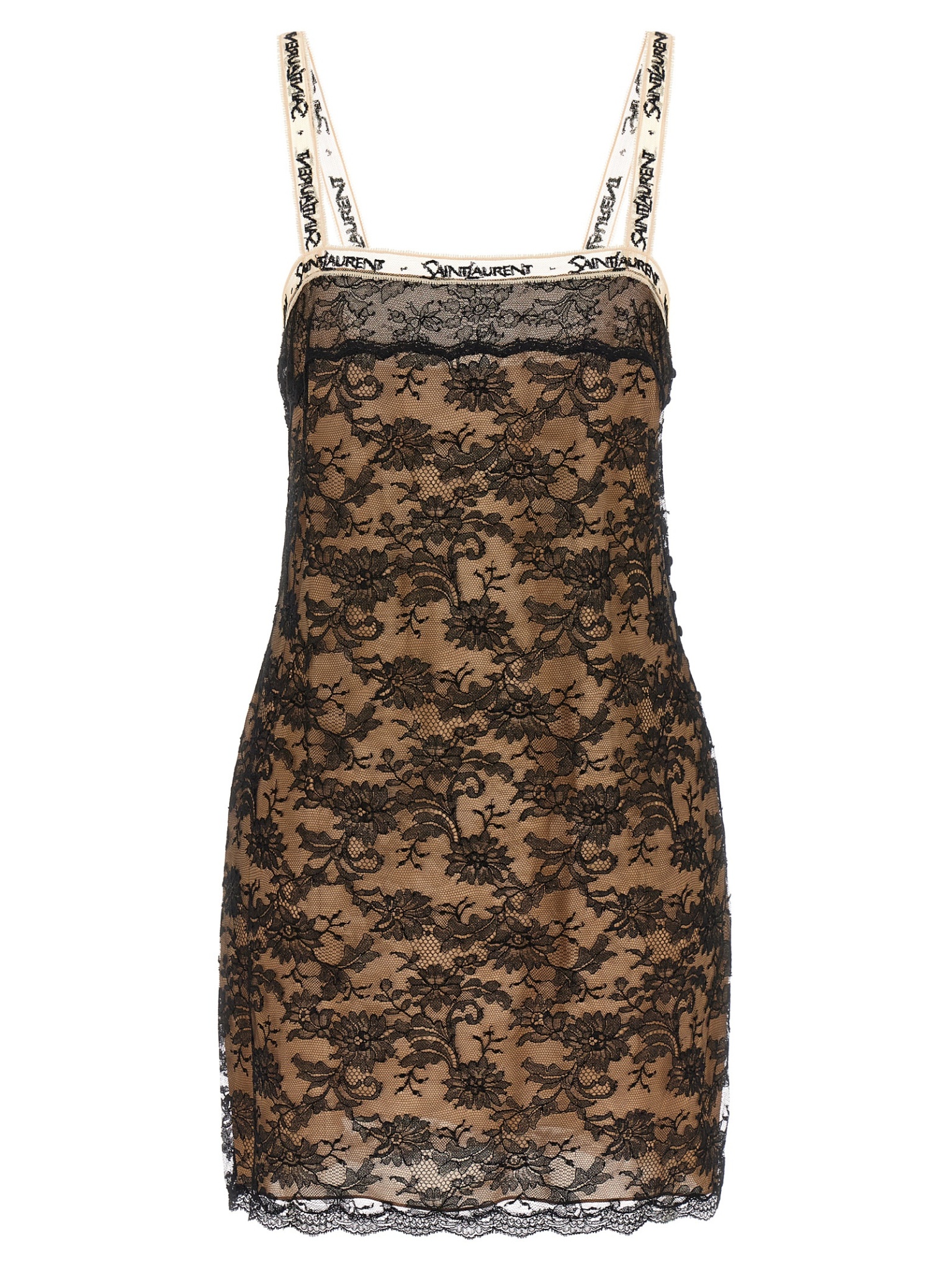 [Saint Laurent] Sleeveless dress FW26 A003JEY1K801000