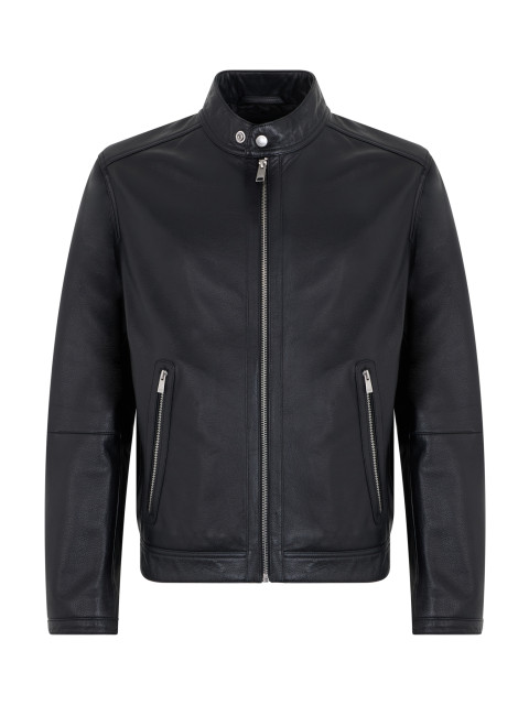 [BOSS] Leather Jacket FW26 50564586_001
