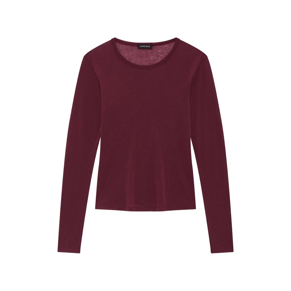 [Anine Bing] T-shirts Long Sleeve FW26 A-08-11501  BGN28