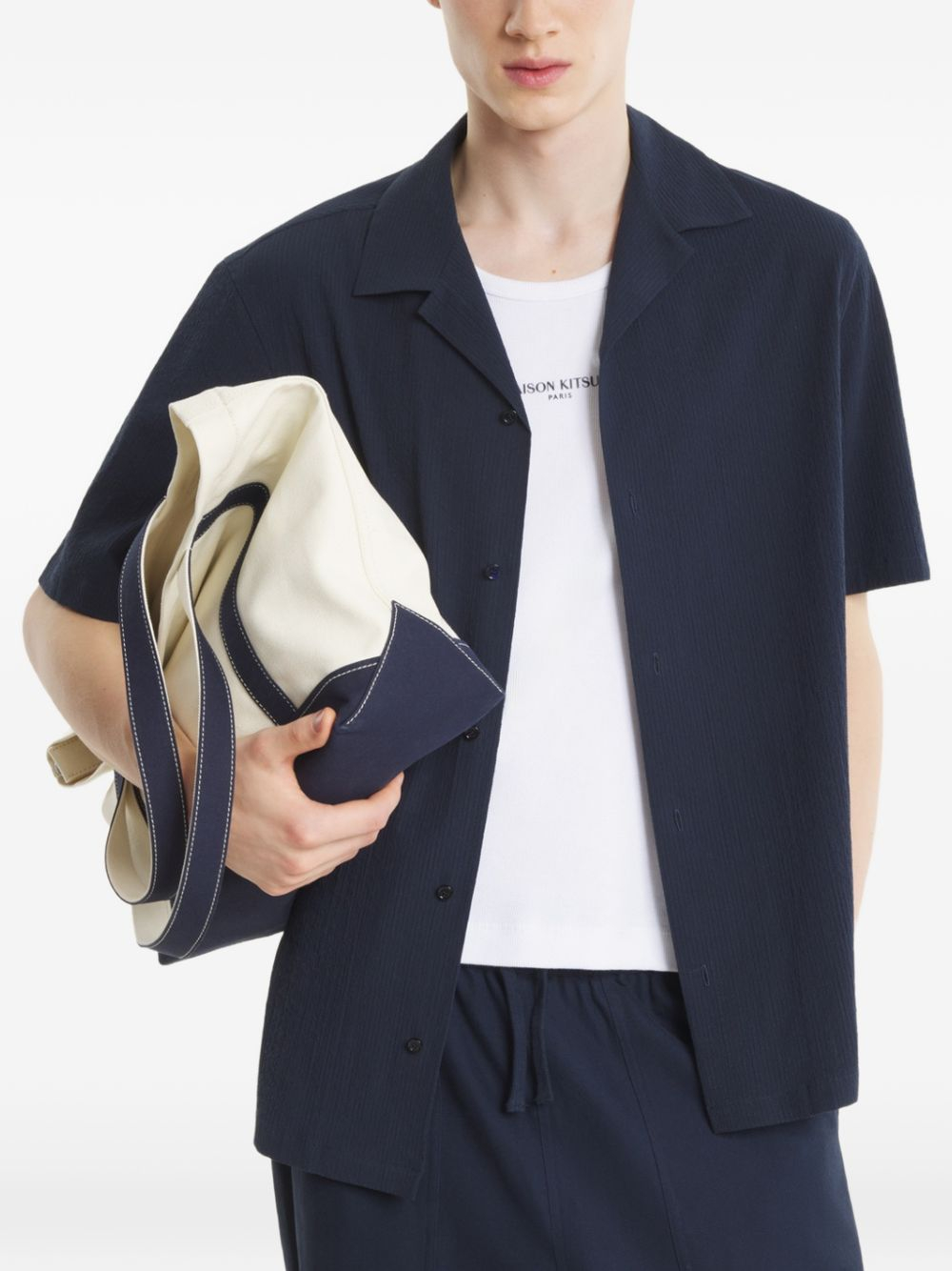 [MAISON KITSUNE] Shirts Short Sleeve SS26 QM00407WC50820413