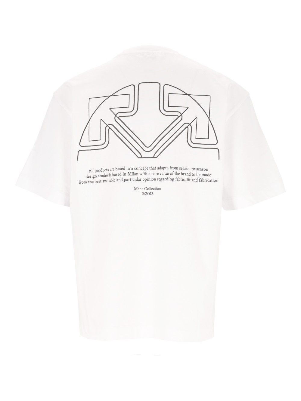 [Off-White] T-shirts Short Sleeve CO OMAA120F26JER01E10100