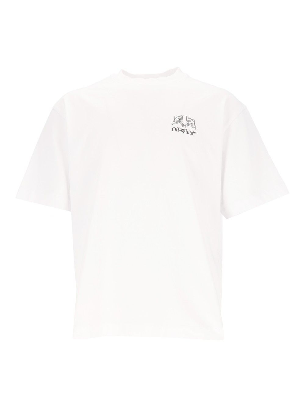 [Off-White] T-shirts Short Sleeve CO OMAA120F26JER01E10100