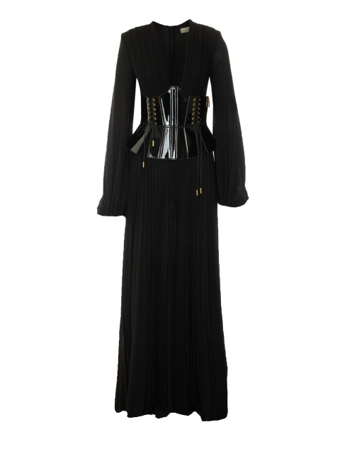 [ELISABETTA FRANCHI] Long sleeve dress FW26 ABR1566E2110