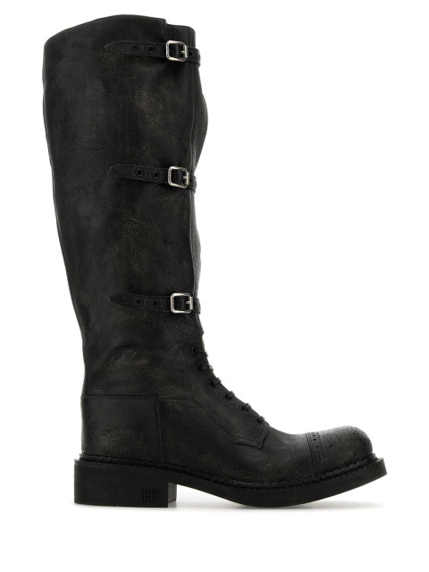 [Miu Miu] Boots FW26 5W315EFG0352KJ F0002
