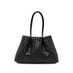 [ELLEME] Tote bag FW26 DIMPLE MEDIUM WOVEN BLACK