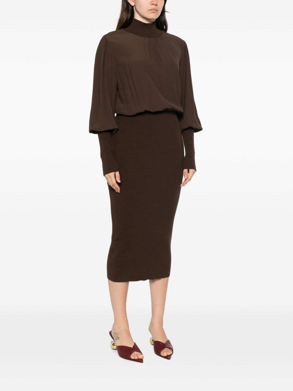 [Twin - set] Long sleeve dress FW26 262TP3240 13411