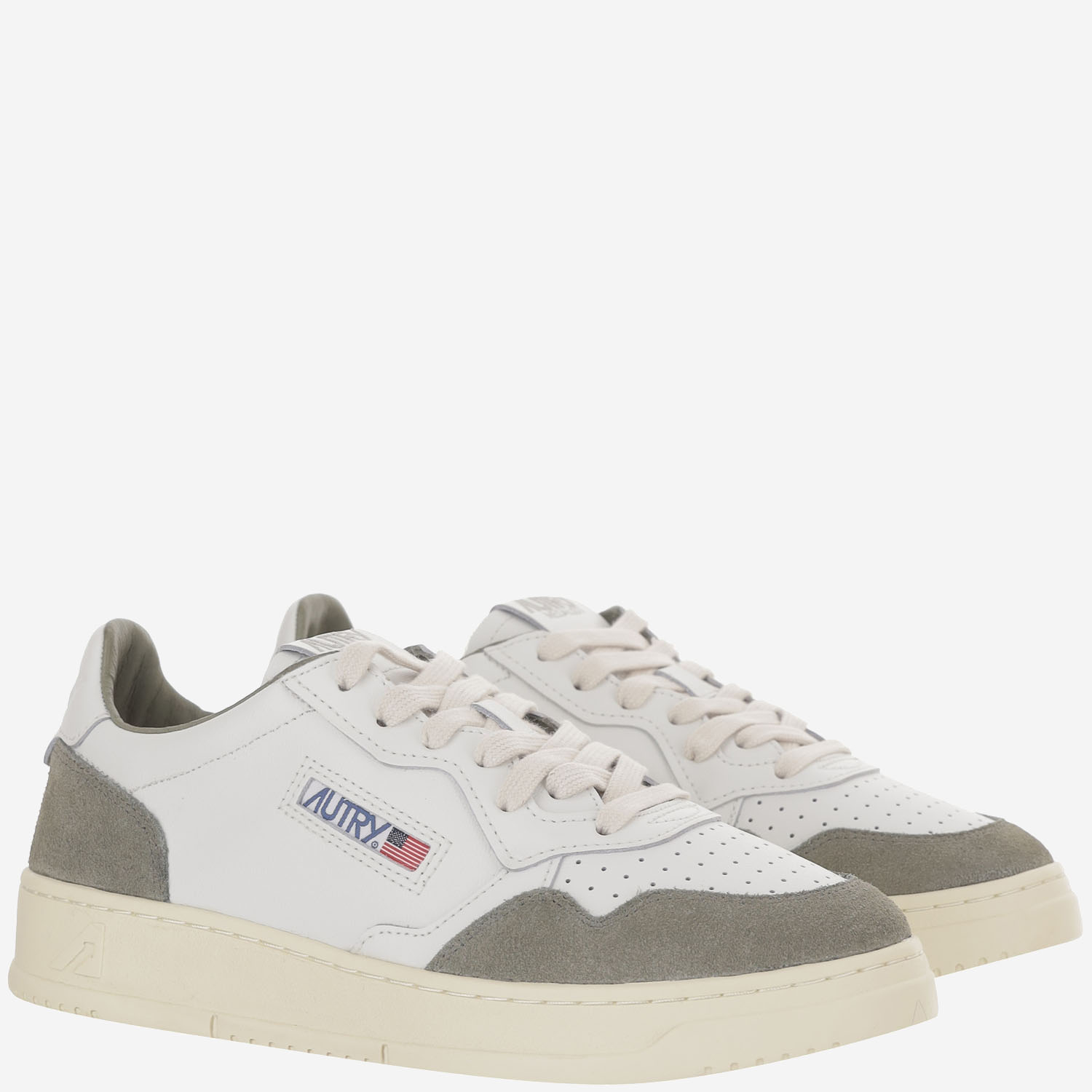 [AUTRY] Sneakers FW26 AULMFT21SOFLEASUEWHTSMOKEDGRN