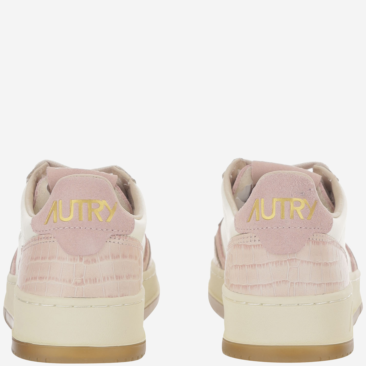 [AUTRY] Sneakers FW26 AULWCZ03LEATCOPRINTMRSHPINK