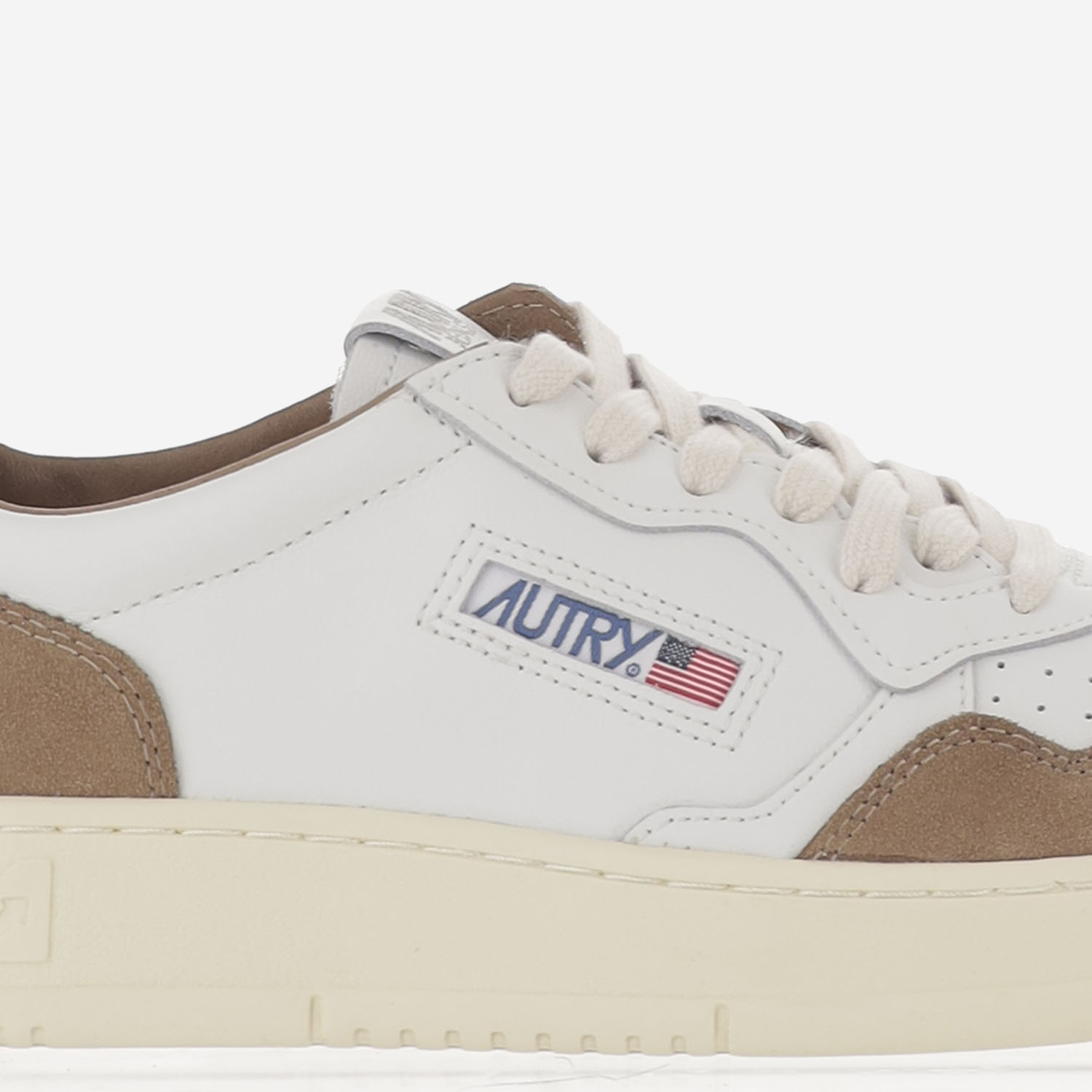 [AUTRY] Sneakers FW26 AULWFT17SOFLEASUEWHTTABACCO