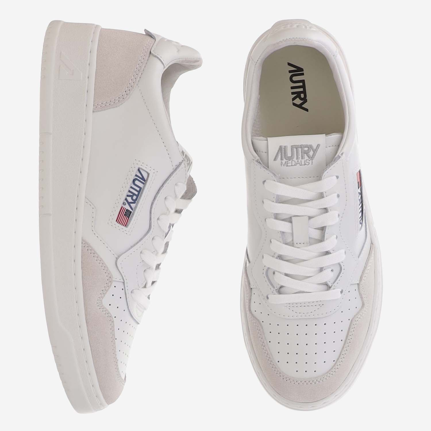 [AUTRY] Sneakers FW26 AULWLS30LEATSUEDE TOTALWHT