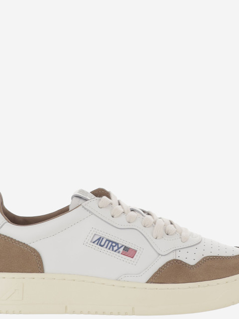 [AUTRY] Sneakers FW26 AULMFT17SOFLEASUEWHTTABACCO