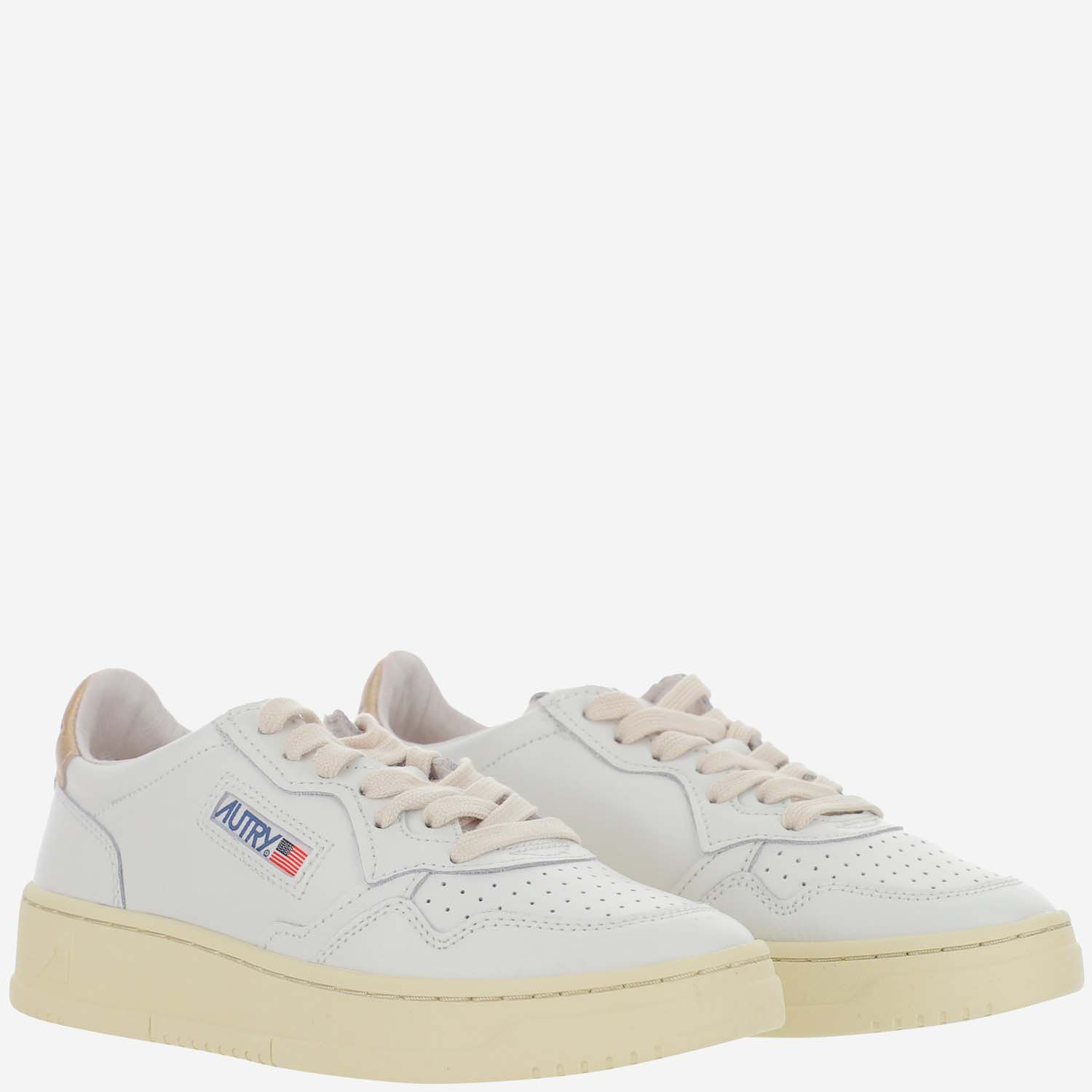[AUTRY] Sneakers FW26 AULWLL06LEATLEATWHTGOLD