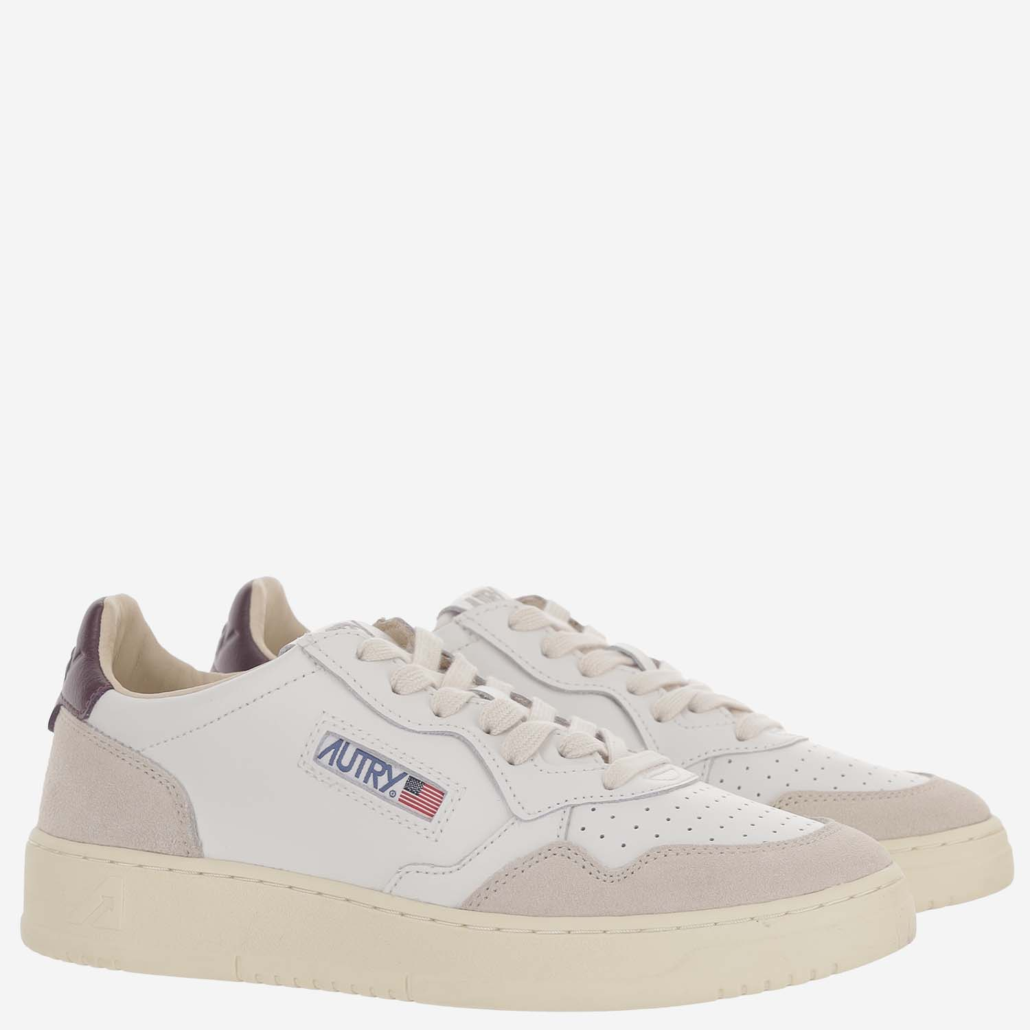 [AUTRY] Sneakers FW26 AULMLS18LEATSUEDEWHTFIG