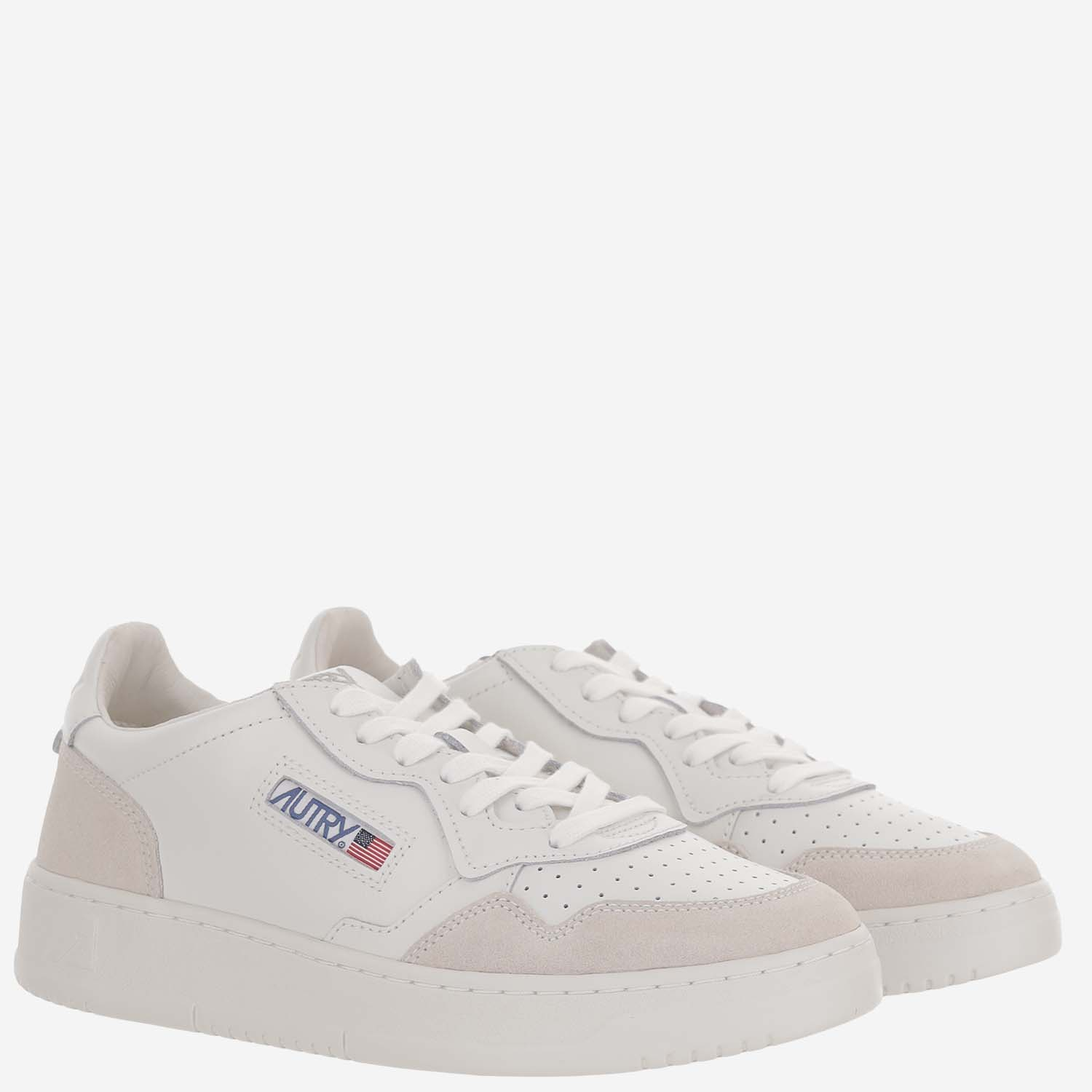 [AUTRY] Sneakers FW26 AULMLS30LEATSUEDETOTALWHT