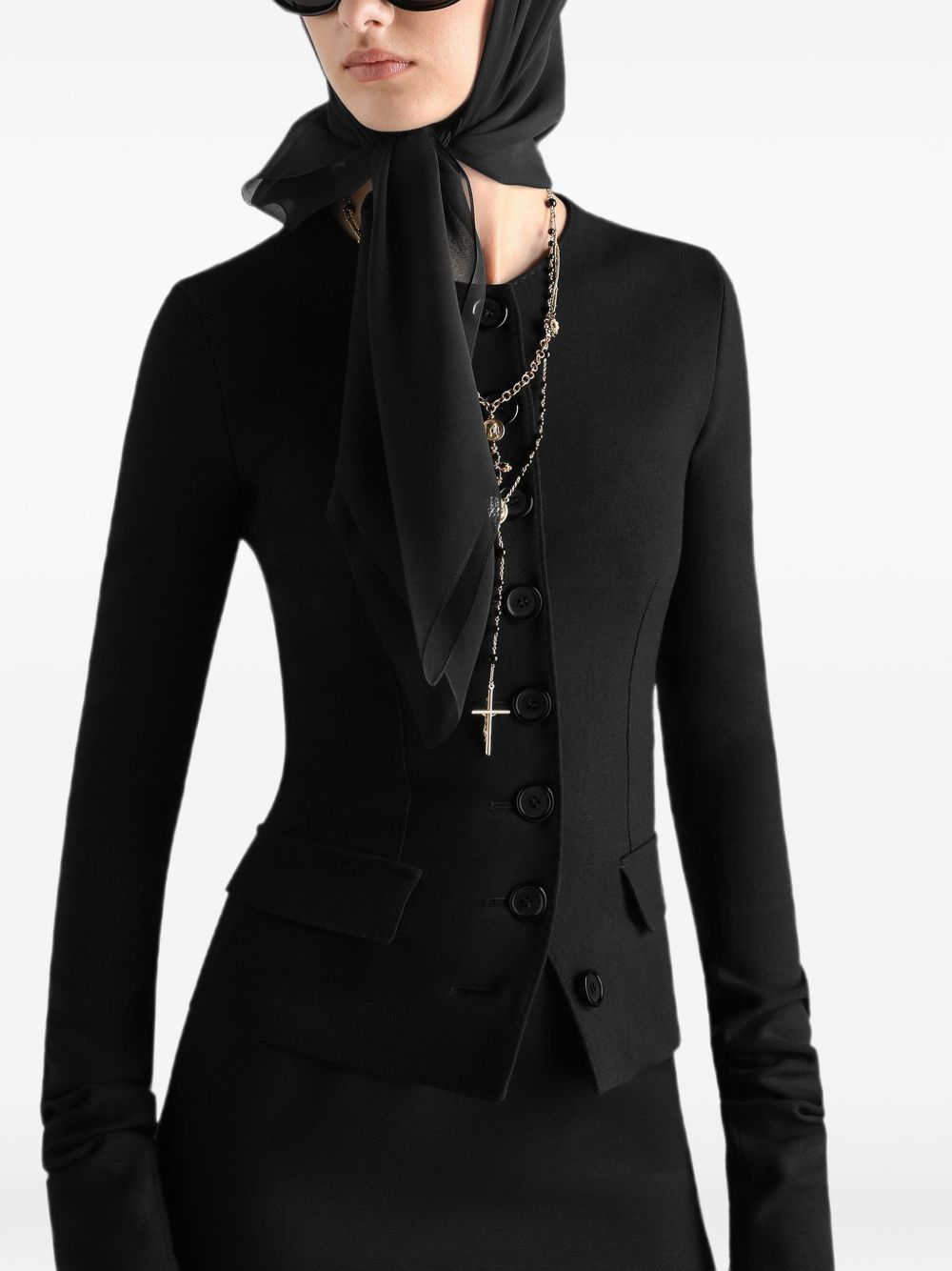[Dolce & Gabbana] T-shirts Long Sleeve FW26 F27HETFUBCEN0000