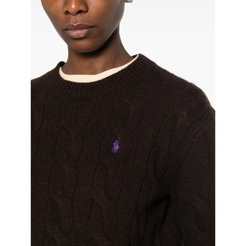 [Ralph Lauren] Knitwear FW26 211A91216017  BROWN
