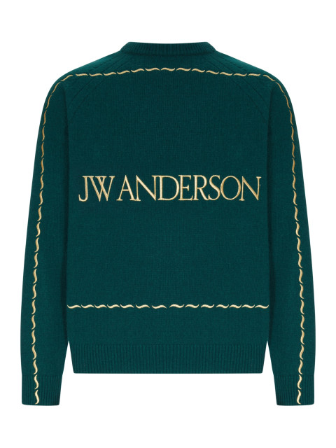 [J.W.Anderson] Knitwear FW26 KW1584YN0471555 PINE