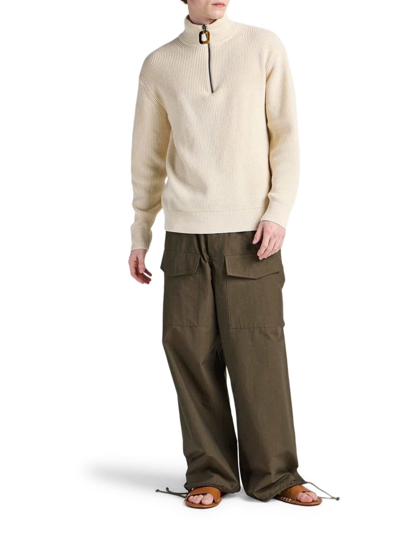 [J.W.Anderson] Knitwear FW26 KW1481YN0542006 IVORY