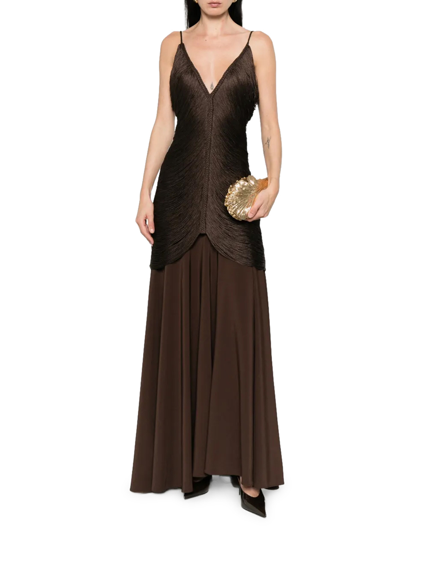 [Bless] Sleeveless dress FW26 NOSTALGIADARK BROWN