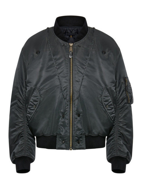 [Maison Margiela] Bomber Jacket FW26 S50AM0662M35923860 DARK GREY