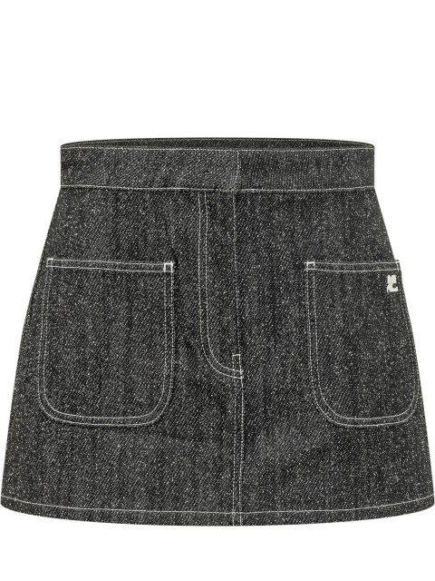 [Courreges] Mini skirt FW26 426DJU437DE0068 9901